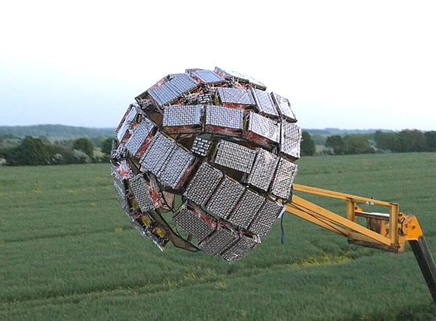 Colin Furze Creates Incredible Firework Death Star Colin Furze Creates Incredible Firework Death Star