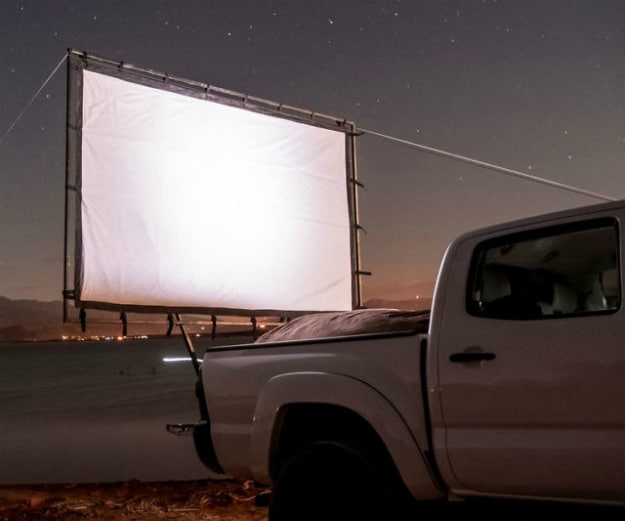 Portable Outdoor Movie Screen For Camping Movie Nights Portable Outdoor Movie Screen For Camping Movie Nights