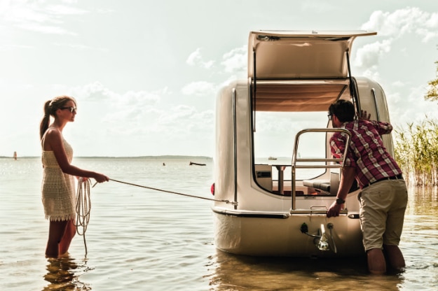 This Incredible Camper Transforms Into A Camper Boat