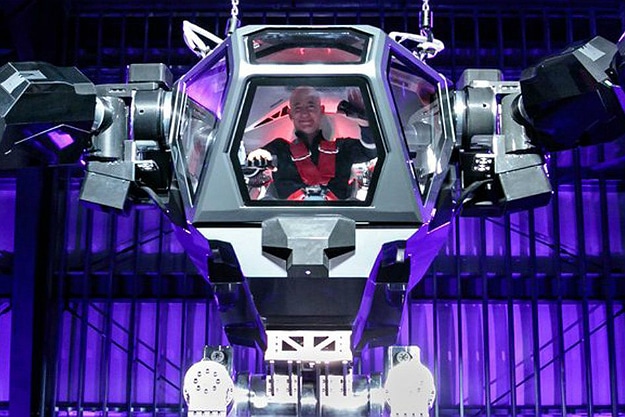 Jeff Bezos Shows Off His Moves In A Life-Size Mech Robot Suit Jeff Bezos Shows Off His Moves In A Life-Size Mech Robot Suit