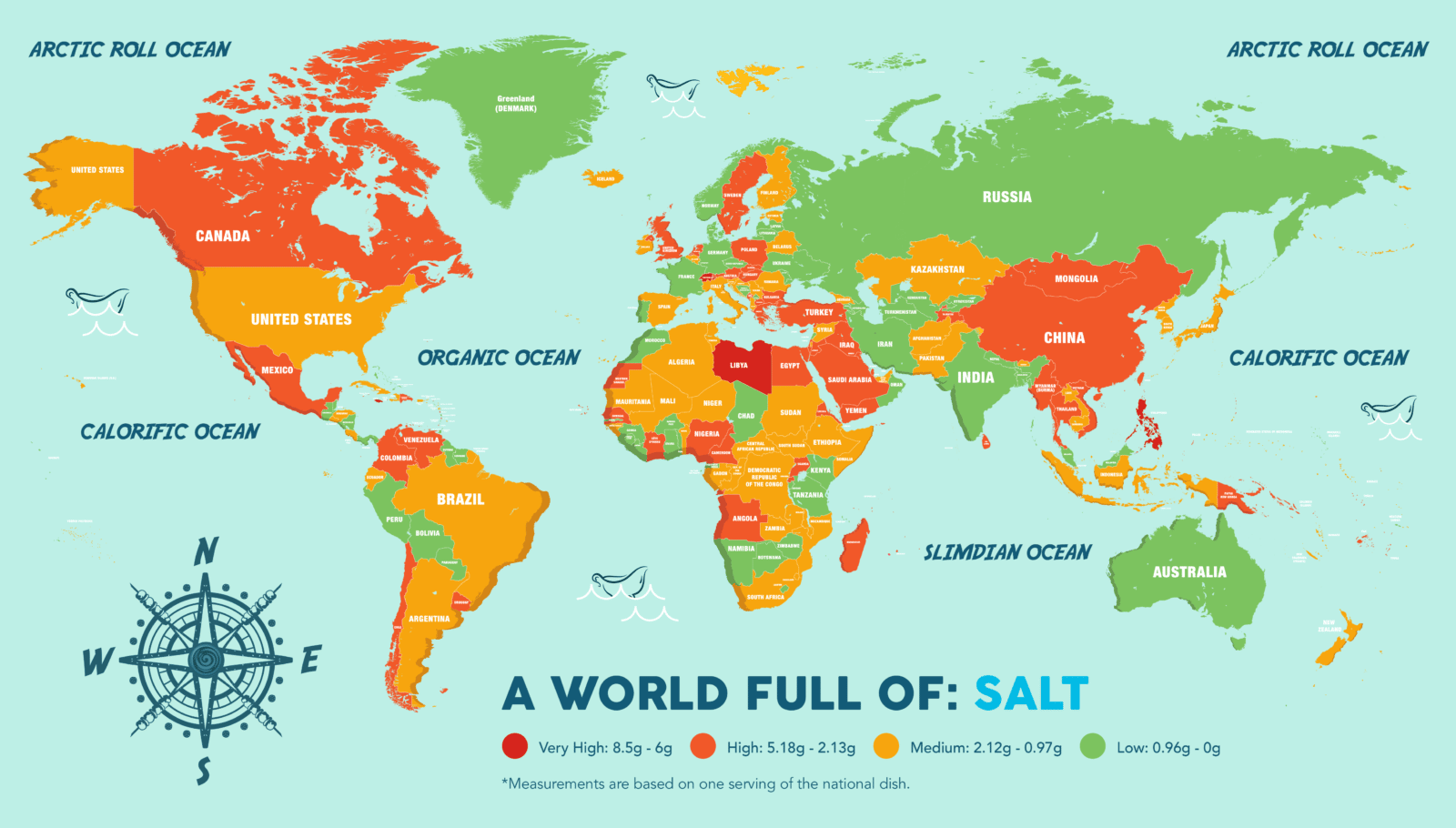 World Food Map Know Your Foods [Infographic] Bit Rebels