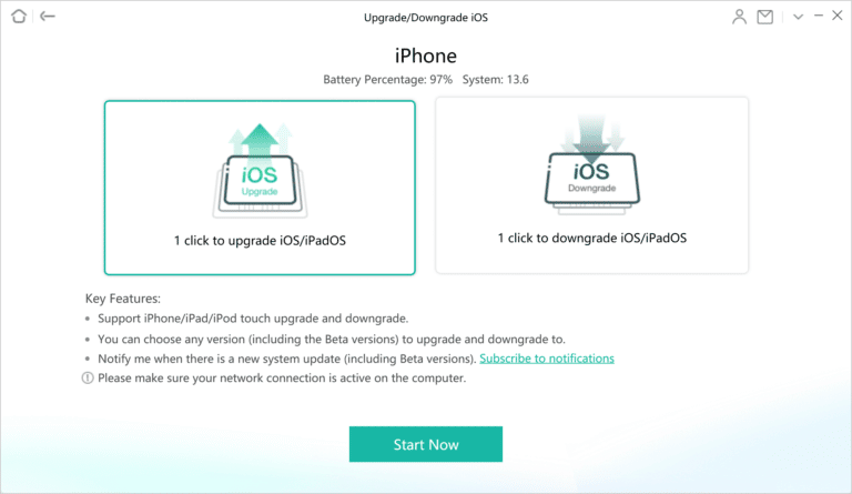 anyfix downgrade