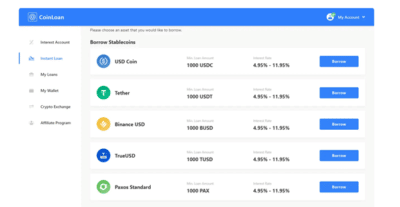 Coinloan CeFi Platform Overview Image4