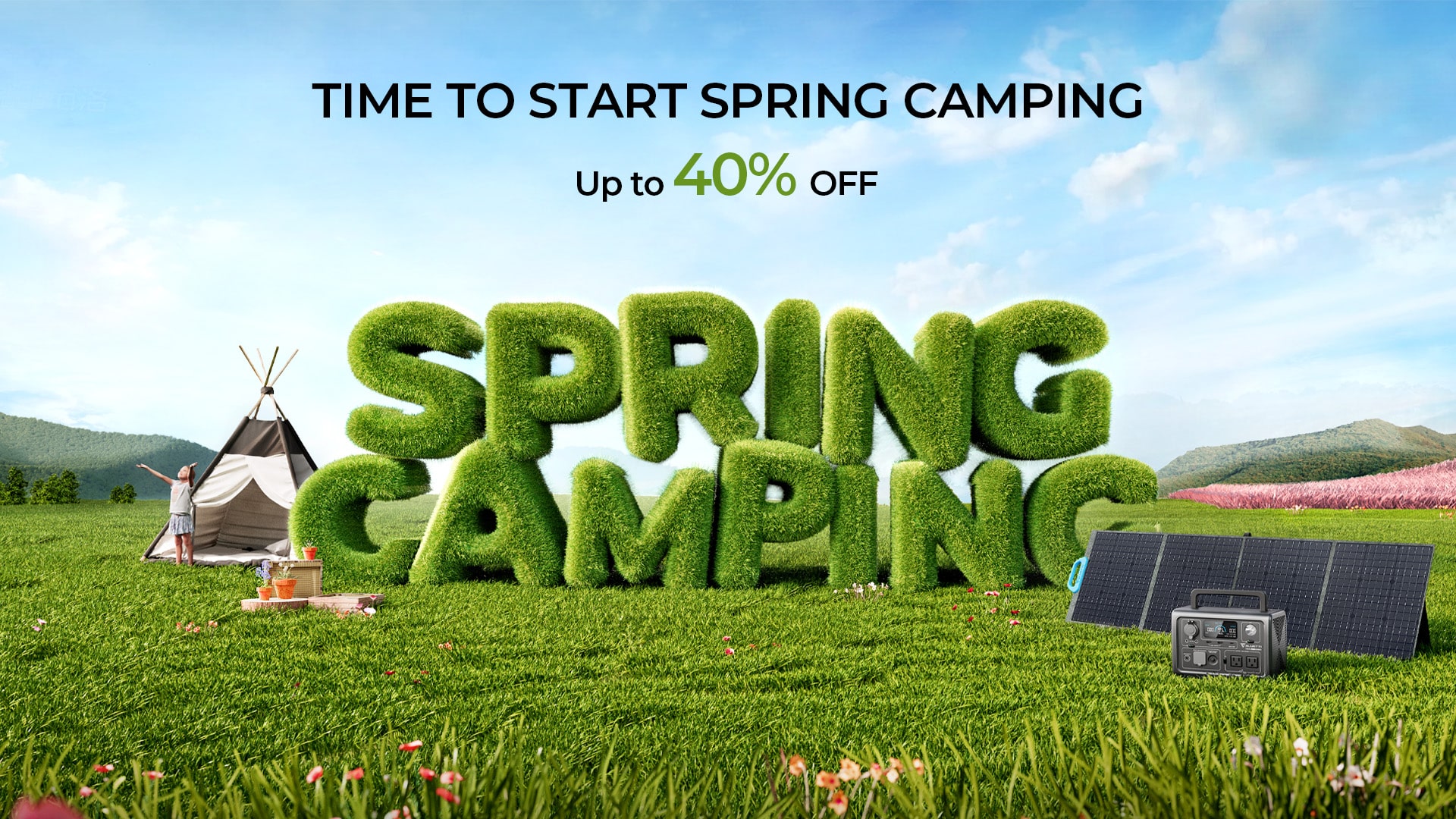 BLUETTI Spring Sale Banner Image
