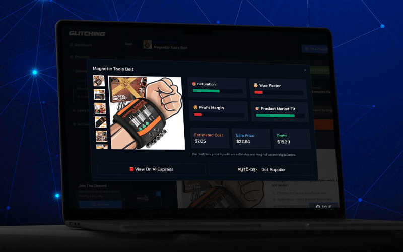 Glitching AI Dropshipping Product Finder Article Image 1