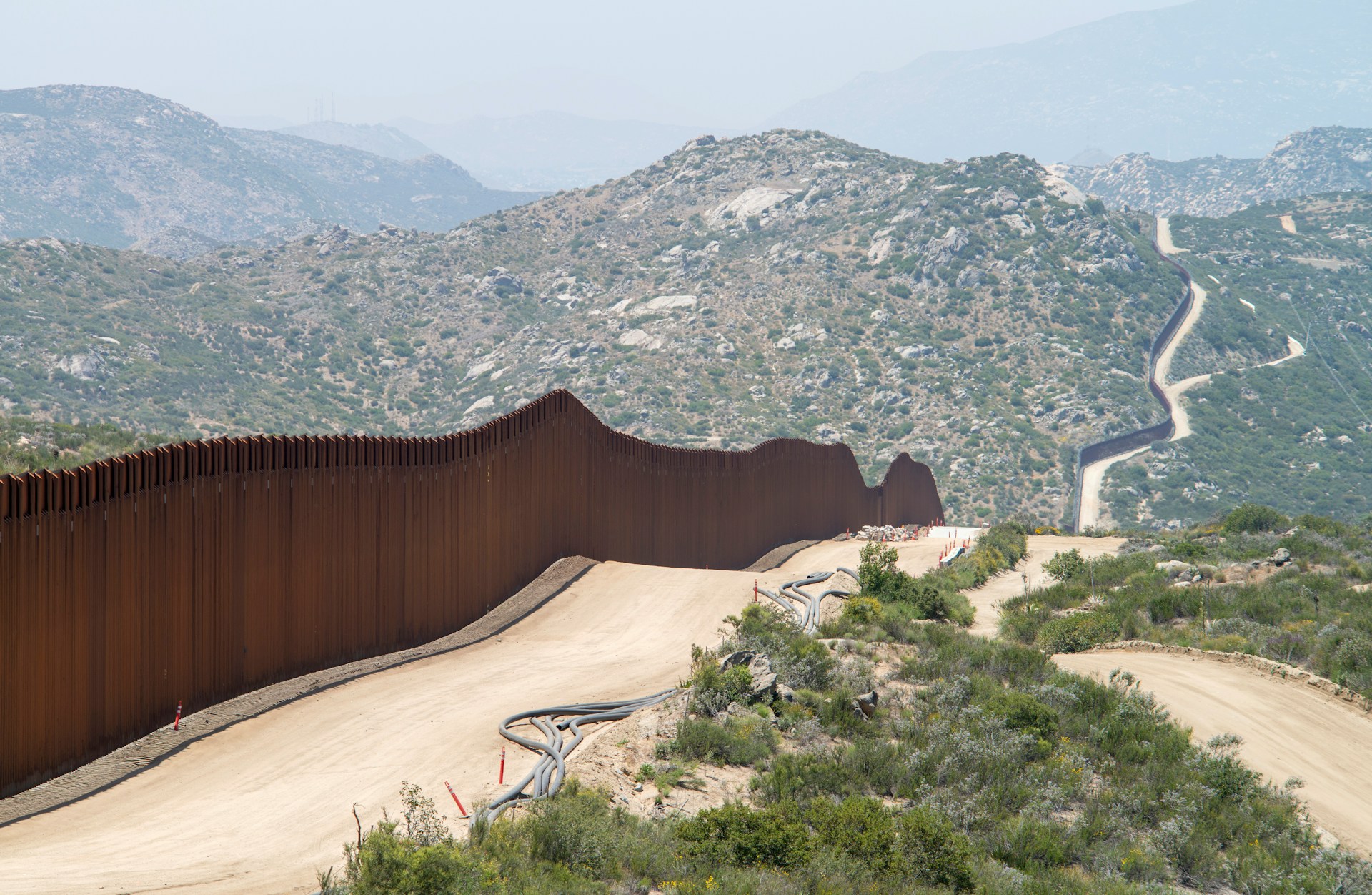Mexico USA Border Wall and Immigration Security